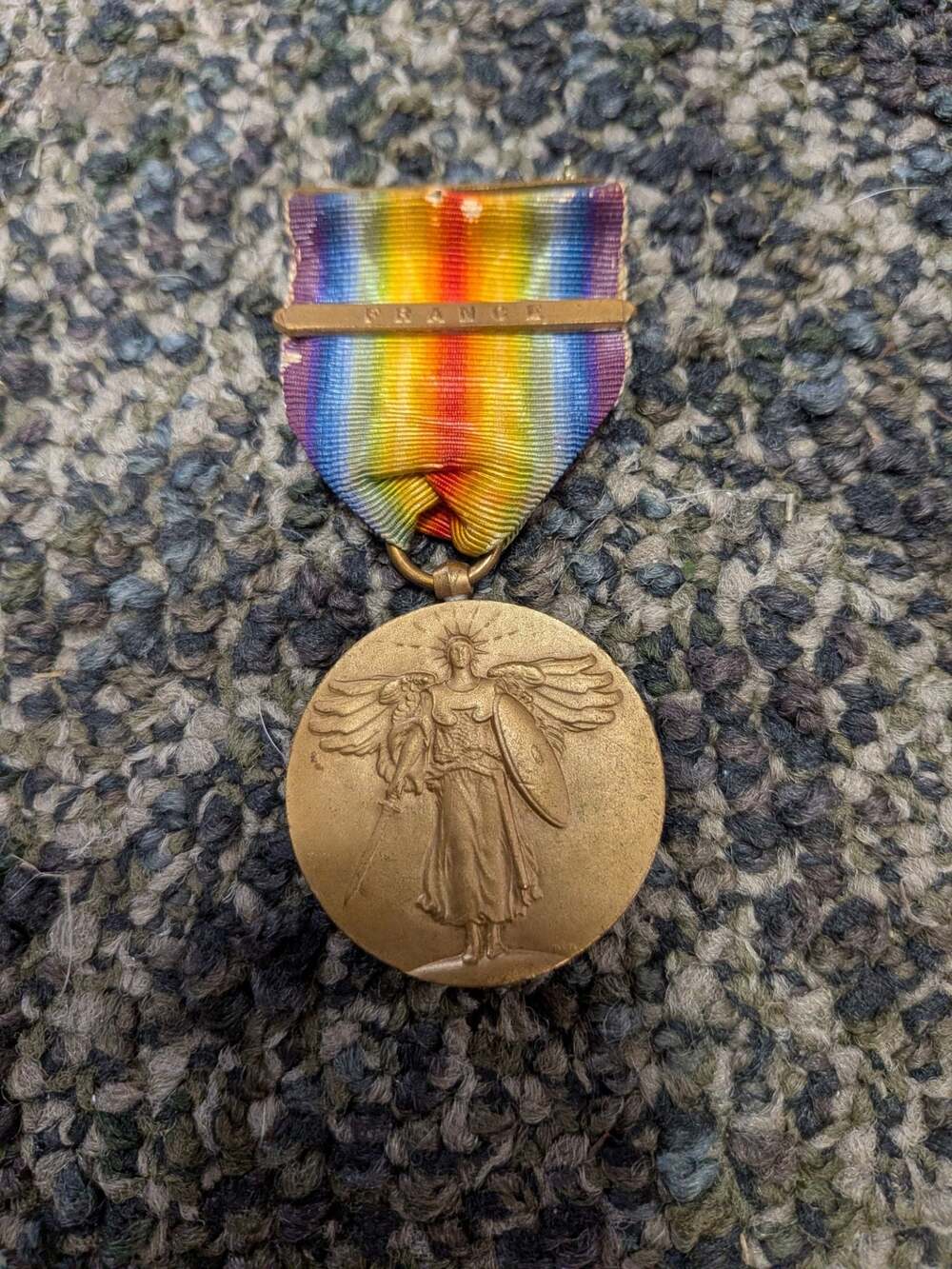 US WWI Victory Medal with France Clasp The Great War for Civilization